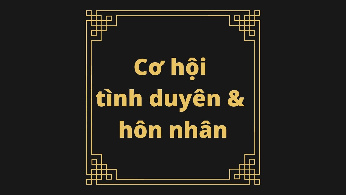 02. Báo cáo Cơ hội tình yêu và hôn nhân