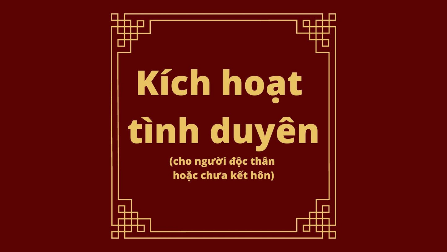 15 Kích hoạt tình duyên (dành cho người độc thân)